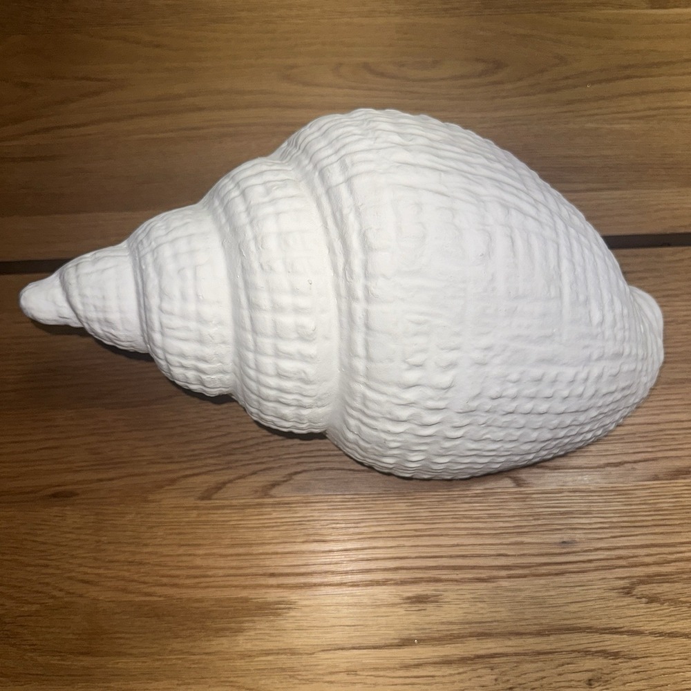 Sturdy White Faux Shell For Ocean Beach Decor